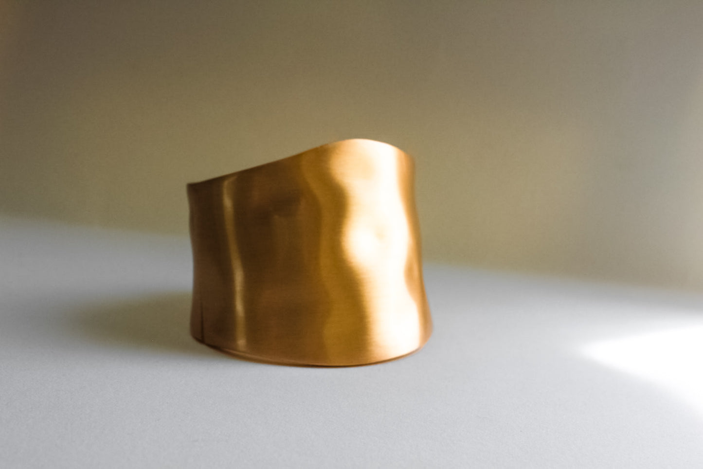 Gold Chunky Wrist Cuff Bangle