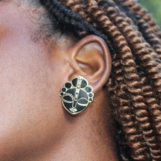 African earrings