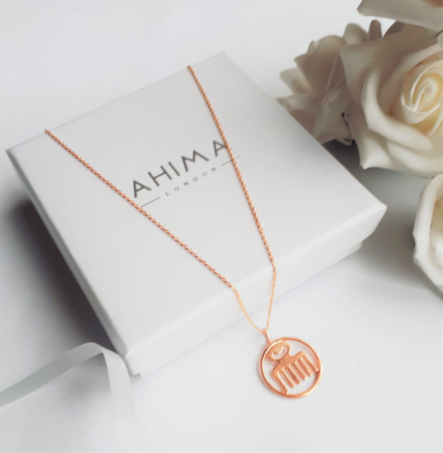 Duafe Beauty Adinkra Pendant Rose Gold