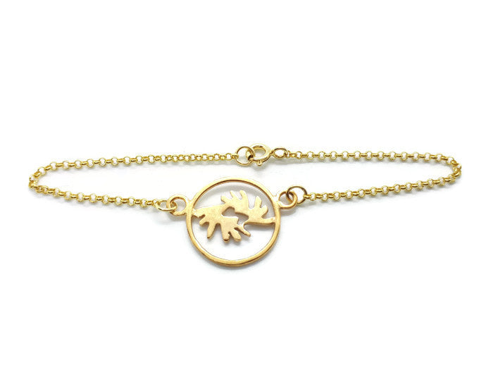 harmony Adinkra bracelet gold