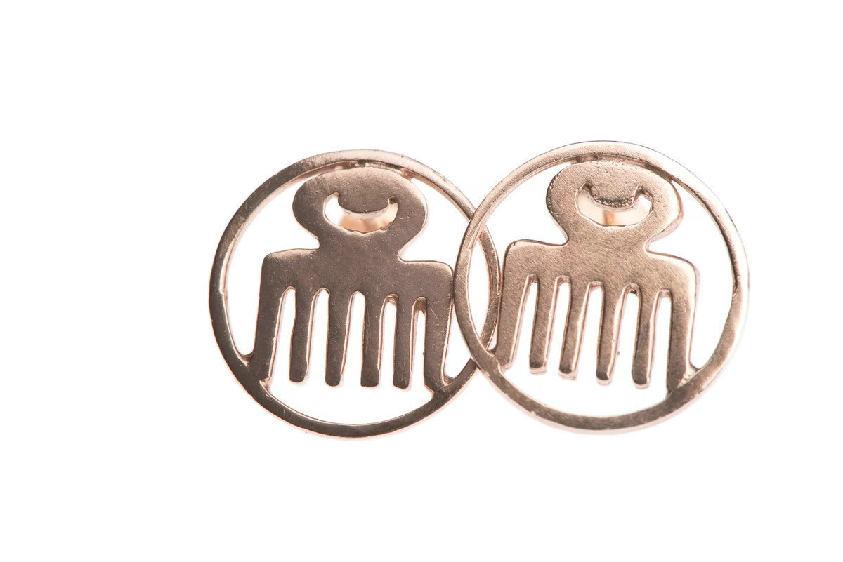 Beauty Adinkra Earrings (Duafe)