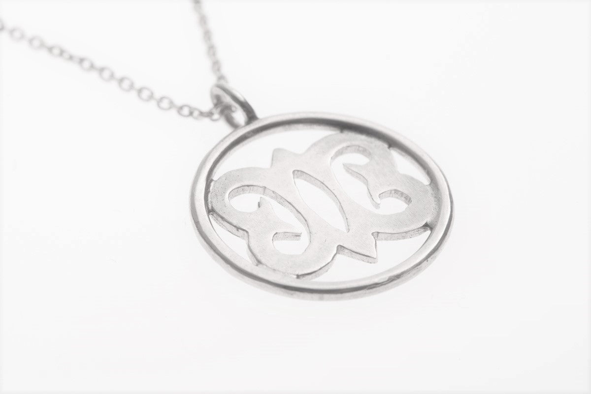 Hye won hye adinkra pendant silver