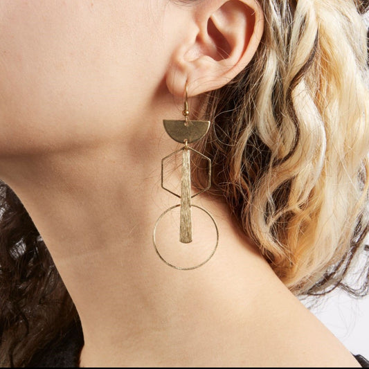 statement drop earrings